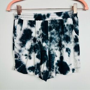 Stylish Tie-Dye Pajama Shorts Size Large